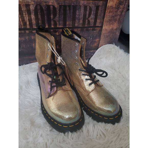 LAST DAY!Holo Gold DR.Martens Boots - Picture 6 of 6